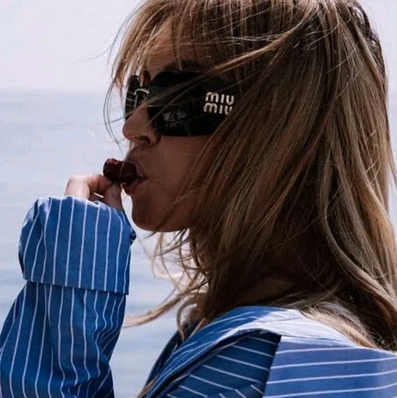 Miu Miu Slate Gray 54ys Sunglasses - Picture 3 of 6